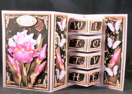 Iris Bouquet Blok Card Mini Kit by Michelle Chivers
