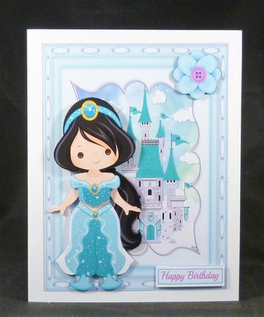 Beautiful Princess With Dark Hair by Michelle Chivers