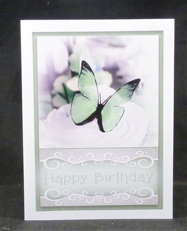Butterfly Cake Topper - 2 Pack - Blue & Green by Michelle Chivers