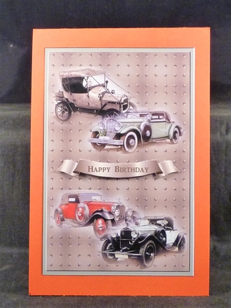 Vintage Cars Twist & Pop Card by Michelle Chivers