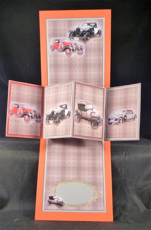 Vintage Cars Twist & Pop Card by Michelle Chivers