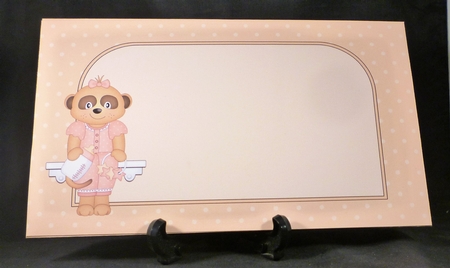 3D On the Shelf Card Kit - Cute Little Baby Meerkat Natalya by Michelle Chivers
