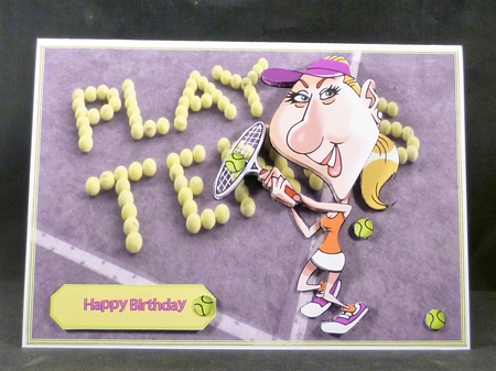 PLAY TENNIS CELEBRITY BIRTHDAY MINIKIT by Michelle Chivers