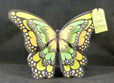 Butterfly Shaped A Frame Card - BA3 by Michelle Chivers