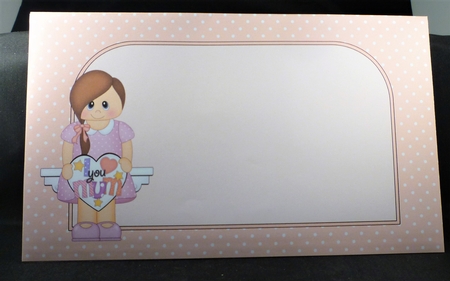 3D On the Shelf Card Kit - Little Teen Dena has a Heart for Mum by Michelle Chivers