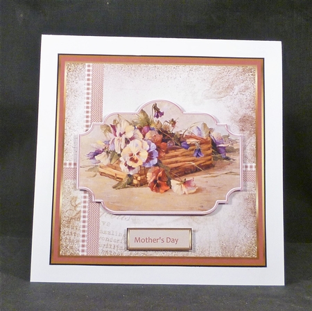 Basket of pansies by Michelle Chivers