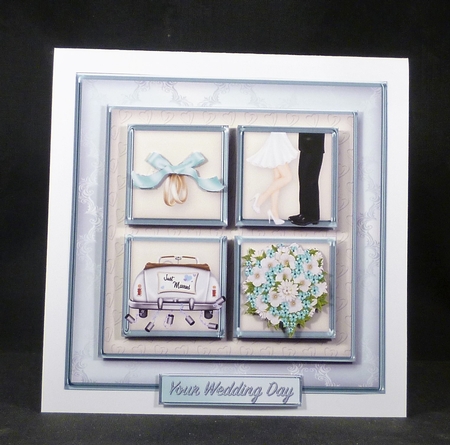 Wedding Day - Square Layers Card Mini Kit by Michelle Chivers