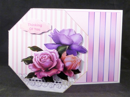 Octaganol Rose Series - Lavender rose by Michelle Chivers