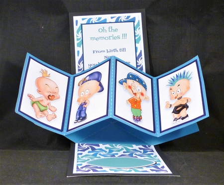 Happy Birthday Son 18th or 21st Twist & Pop Up Card by Michelle Chivers