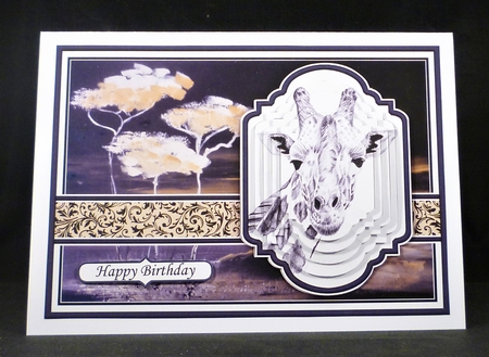 PORTRAIT OF A GIRAFFE A5 Pyramage Ages & Insert Mini Kit by Michelle Chivers