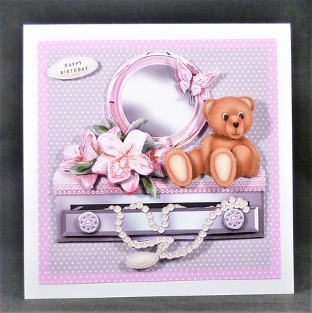 Teddy Sitting Pretty by Michelle Chivers