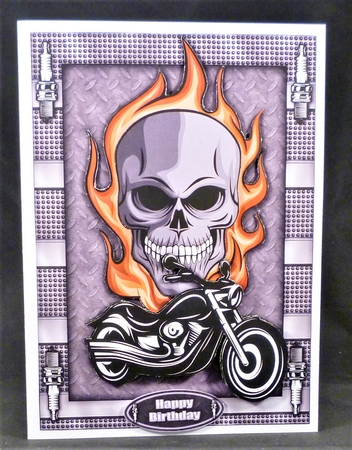 Skulls N Cycles 3 Page Mini Kit by Michelle Chivers