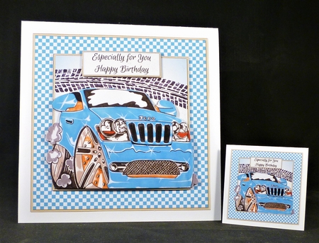 Crazy 4x4 Birthday Mini Kit by Michelle Chivers