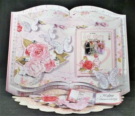Together Forever - Open Book Easel Card & Box Kit. by Michelle Chivers