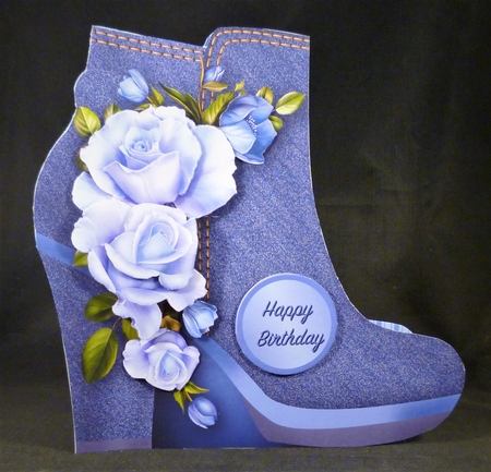 Denim Boot Card Mini Kit by Michelle Chivers