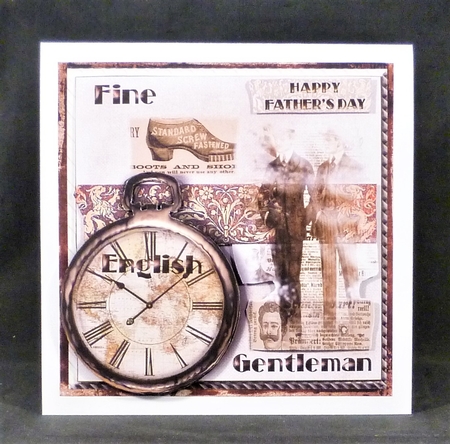 Fine English Gentleman Birthday,Fathers Day by Michelle Chivers