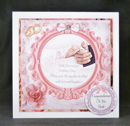 WEDDING DAY ROSES BACKED by Michelle Chivers