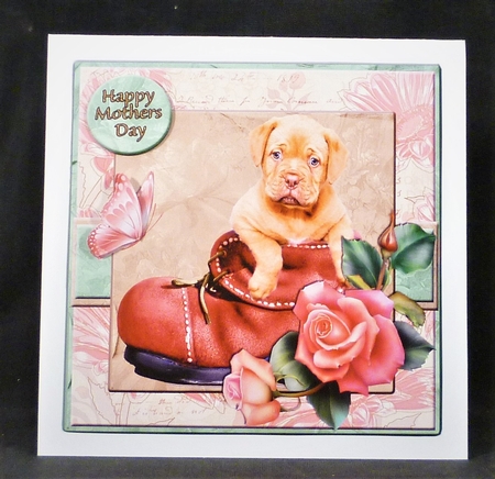 Beautiful Puppy in a Boot for Mothers Day #2 by Michelle Chivers