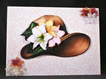 Classic Hat & Lilies Step By Step by Michelle Chivers