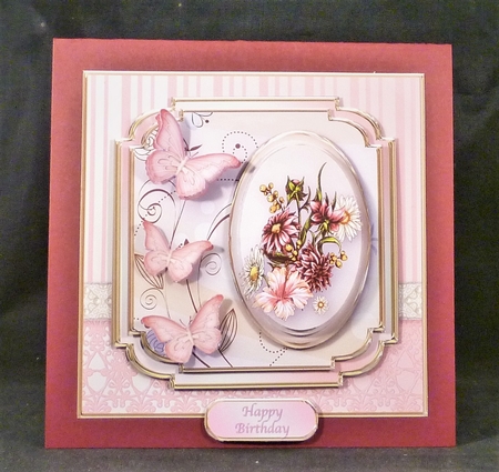 Flower Cameo - Layered Card Mini Kit by Michelle Chivers