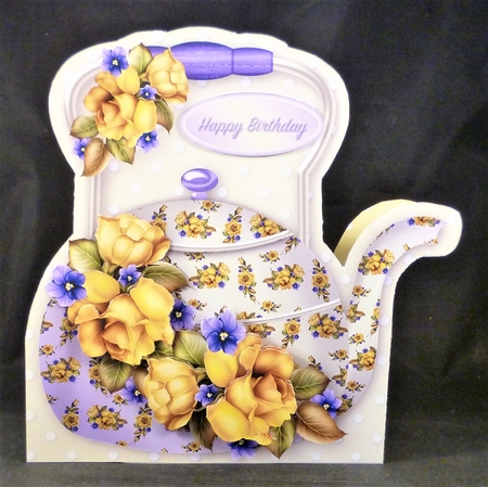 Yellow Roses - Kettle Card Mini Kit by Michelle Chivers