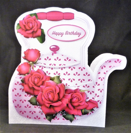 Magenta Roses - Kettle Card Mini Kit by Michelle Chivers