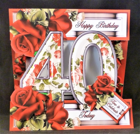 Special Ages Floral - 40 Today by Michelle Chivers