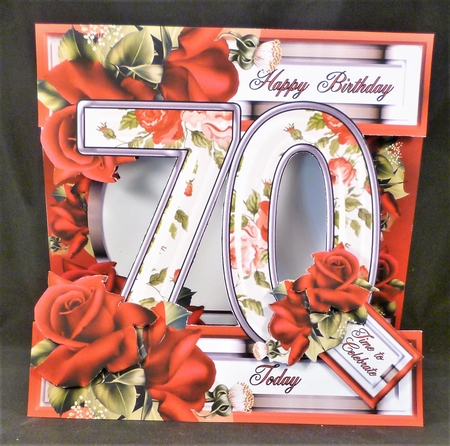 Special Ages Floral - 70 Today by Michelle Chivers