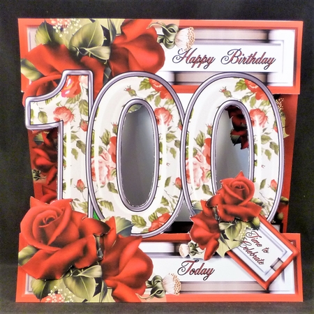 Special Ages Floral - 100 Today by Michelle Chivers