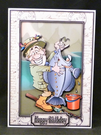 Fishing You A Happy Birthday A5 Mini Kit by Michelle Chivers