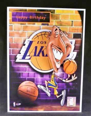 LAKERS ALL TIME BASKETBALL STAR MINIKIT by Michelle Chivers