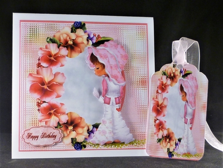 pansies girl mini kit by Michelle Chivers