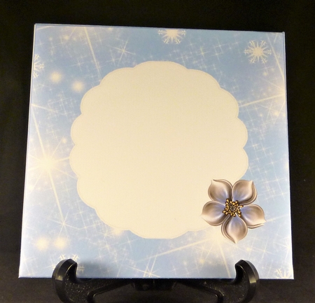 Blue Christmas Gatefold Card by Michelle Chivers