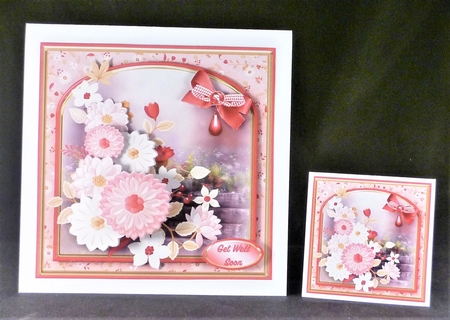 Secret Garden Decoupage Card Mini Kit by Michelle Chivers
