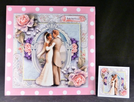 The Wedding Strawberry Blonde Groom Card Front Kit by Michelle Chivers