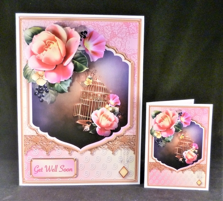 Gilded Cage - 5in x 7in Card Mini Kit by Michelle Chivers