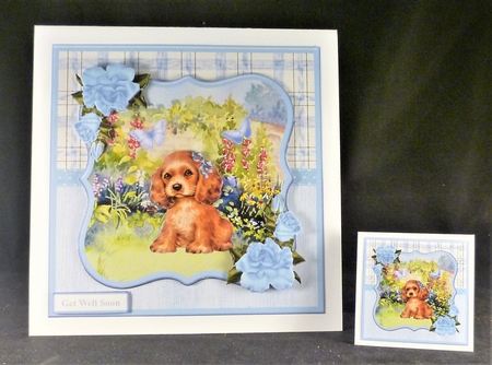 Have a wuffly day card mini kit & decoupage by Michelle Chivers
