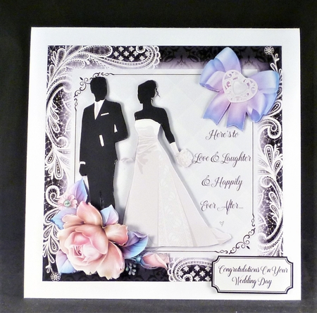 Black and White with a Touch of Pink Wedding Day Mini Kit by Michelle Chivers