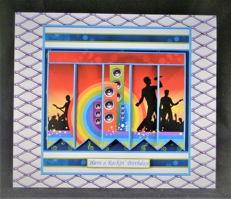 ROCK CONCERT 7.5 Alphabet and Age Quick Card Kit Create Any Name by Michelle Chivers