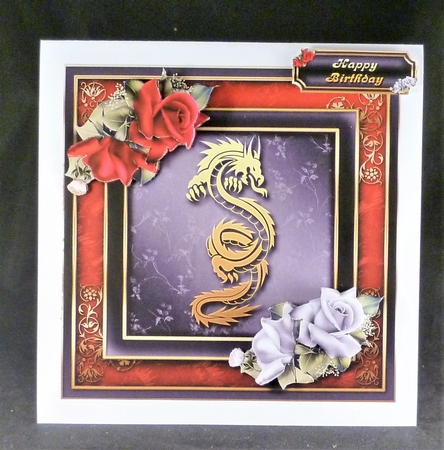 Dragon 8x8 Decoupage 3 Page Mini Kit by Michelle Chivers