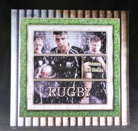 Rugby 8x8 Pyramage 3 Page Mini Kit by Michelle Chivers