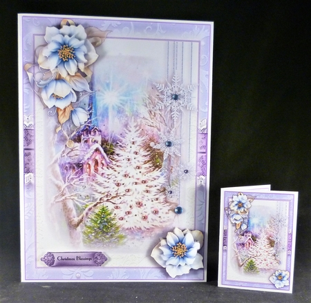 A Winters Church Card Front Kit by Michelle Chivers
