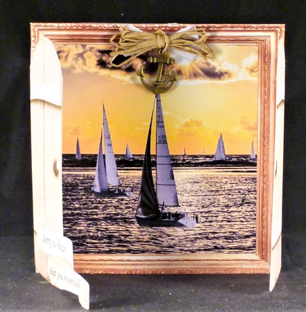 6x6 THROUGH THE GARDEN GATES SAILING MULTI USE GET WELL BIRTHDAY ETC 6x6 UNISEX 9 by Michelle Chivers