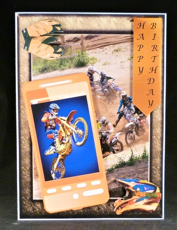 Motocross Phone by Michelle Chivers
