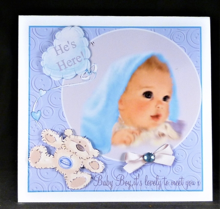 NEW BABY BOY HES HERE - ITS LOVELY TO MEET YOU by Michelle Chivers