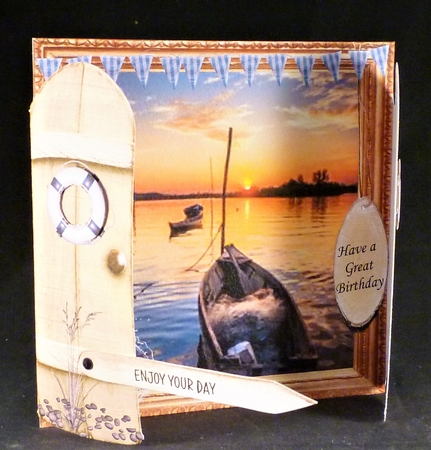 6x6 THROUGH GARDEN GATES BY THE SEA by Michelle Chivers