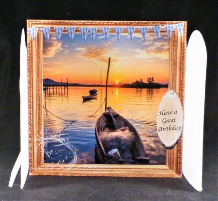 6x6 THROUGH GARDEN GATES BY THE SEA by Michelle Chivers