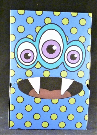 3D Fun Halloween Dispenser Box Mini Kit - Scary Monster Shadow by Michelle Chivers