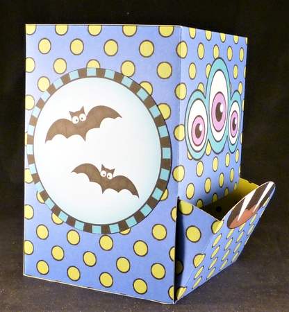 3D Fun Halloween Dispenser Box Mini Kit - Scary Monster Shadow by Michelle Chivers