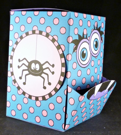3D Fun Halloween Dispenser Box Mini Kit - Scary Monster Medusa by Michelle Chivers